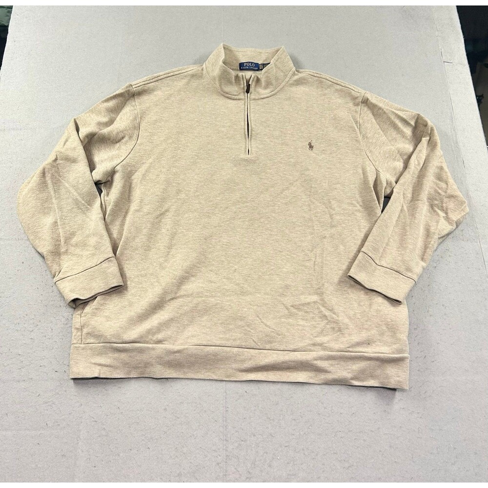 Polo Ralph Lauren LSHZM11 Long Sleeeve Pullover 1/4 Zip Jacket 3XLT